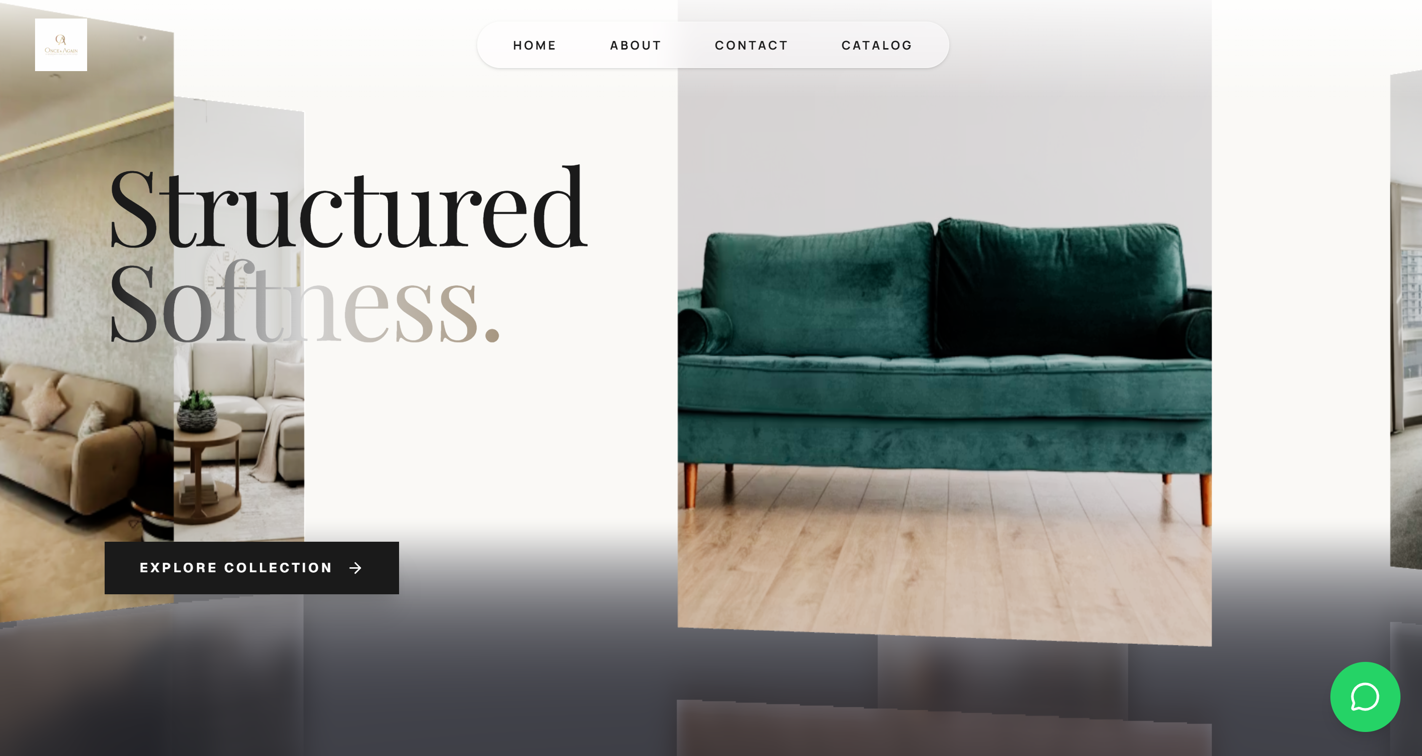 Once & Again Website Screenshot